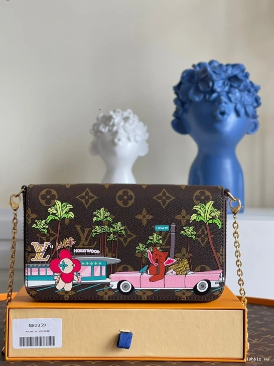 WIS VUITTON FÉLICIE POCHETTE LOUIS 0920